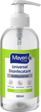 KÄTE DESINFITSEERIMISVAHEND MAYERI ROHELINE TEE ALL-CARE 300ML