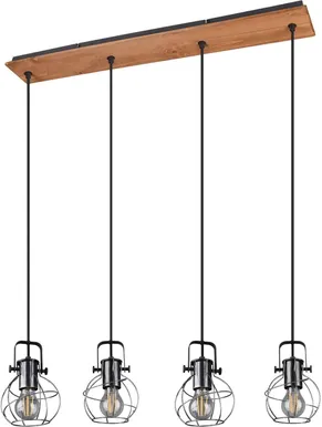LAELAMP TRIO MADRAS 4XE27 ANTIIK HÕBE