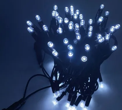 VÄLIS JÕULUVALGUSTUS ECO BRIGHT 100LED KÜLM VALGUS ÜHENDATAV 9,9+1,5M
