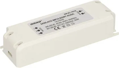 TRAFO ORNO LED AC/DC 12V/50W IP20