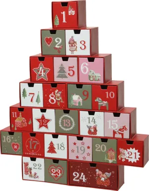 ADVENDIKALENDER DECORIS PABERIST KUUSEPUU