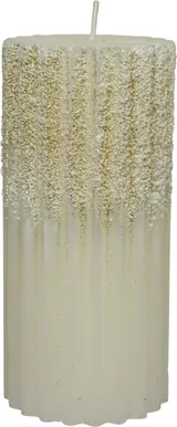 LAUAKÜÜNAL DECORIS Ø7X15CM VALGE, SÄRAGA