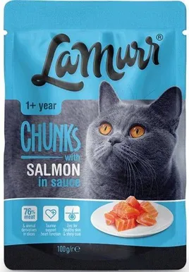 LEMMIKLOOMA TÄISSÖÖT LA MURR KASSILE LÕHE KASTMES 100G
