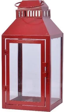 LATERN DECORIS 35CM PUNANE