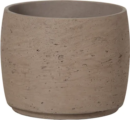 ÜMBRISPOTT RO CEMENT 28,5X28,5X22CM, PRUUN