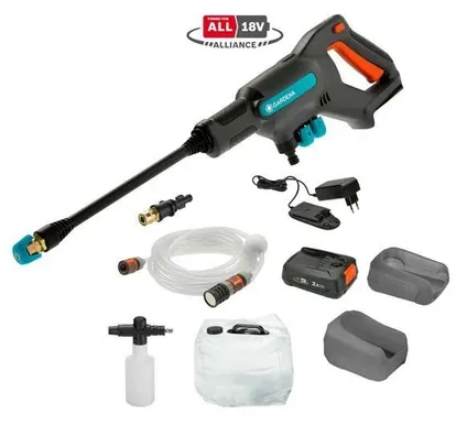 SURVEPESUR GARDENA AQUACLEAN 24/18V P4A, AKU JA LAADIJAGA