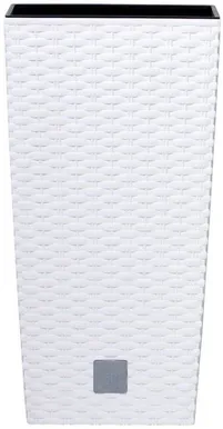 LILLEPOTT PROSPERPLAST RATO SQUARE 29CM, VALGE