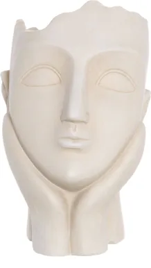 VÄLIS ÜMBRISPOTT 4LIVING FACE 27X21X34,5CM, BEEŽ