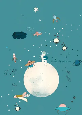 DIGITAPEET RASCH ONSZELF STORIES 200X280CM R557442