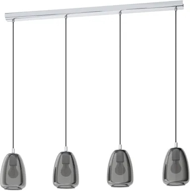 LAELAMP EGLO ALOBRASE 4X40W E27 KROOM/LÄBIPAISTEV MUT