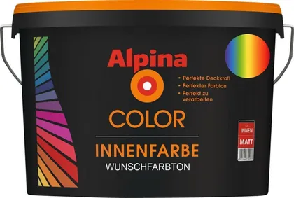 SISEVÄRV ALPINA COLOR B1 2,5L MATT VALGE