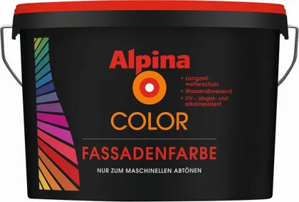 KIVI-JA KROHVFASSAADIVÄRV ALPINA COLOR 2,5L B1 MATT VALGE