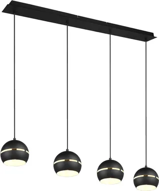 LAELAMP TRIO FLETCHER 4X40W E14 MATT MUST