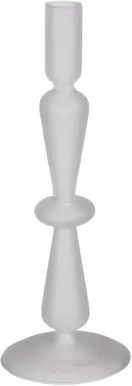 KÜÜNLAJALG MICA DECORATIONS MEGAN 25X9CM, JÄÄTUNUD VALGE