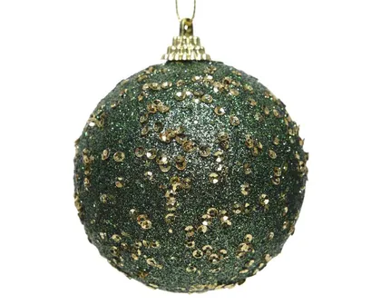 JÕULUEHE DECORIS 8CM VAHUST, ROHELINE LITRITEGA