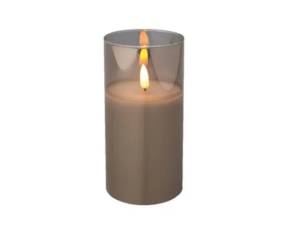 JÕULUKÜÜNAL KLAASIS LED TULI IP20 7,5X7,5CM