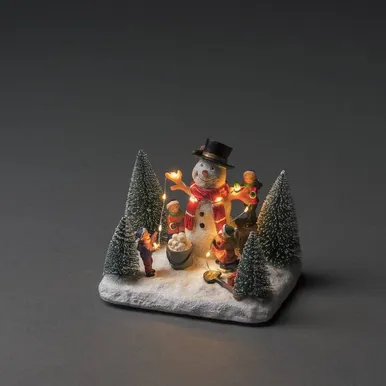 JÕULUKUJU KONSTSMIDE LUMEMEMM KUUSEPUUGA 11,5X16,5X13CM