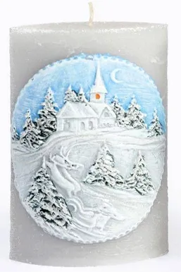 LAUAKÜÜNAL ARTMAN JÕULUMAASTIK 10X6,5CM, HALL