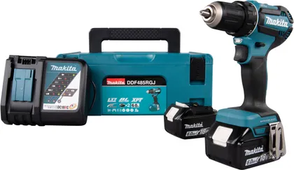 AKUTRELL MAKITA DDF485RGJ HARJAVABA 18V 2X6,0AH + KIIRLAADIJA