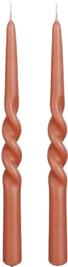 KÜÜNLAD MICA DECORATIONS TWIST 29CM TERRAKOTA 2TK