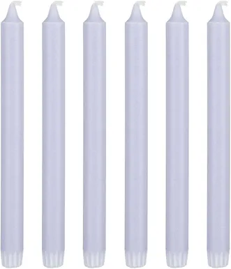 KÜÜNAL MICA DECORATIONS STEARIIN 25CM SININE 6TK