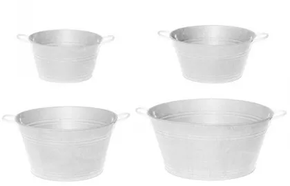 TSINKÄMBER KOMPLEKT 4LIVING 4TK VALGE