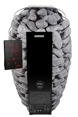 ELEKTIKERIS HARVIA SPIRIT SP90XW 9,0 KW WIFI MUST