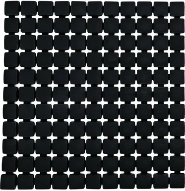 VANNITOAMATT RIDDER NEVIS 54X54CM MUST PP/TPE-PLASTIK  