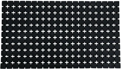 VANNITOAMATT RIDDER NEVIS 39X68CM MUST PP/TPE-PLASTIK  