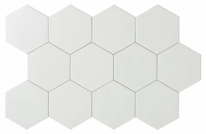 PÕRANDAPLAAT MAYOLICA ESSENCE WHITE 14X16CM HEXAGON 0,44M² PAKIS