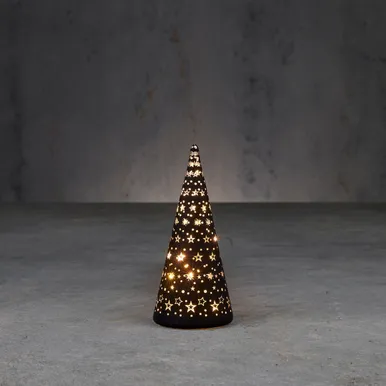 KUNSTKUUSK LUCA LIGHTING 15 LED'I 20X9CM, MUST
