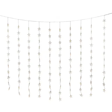 VALGUSKARDIN TÄHEKESTEGA KONSTSMIDE 140X120CM 120 LED SOE VALGUS