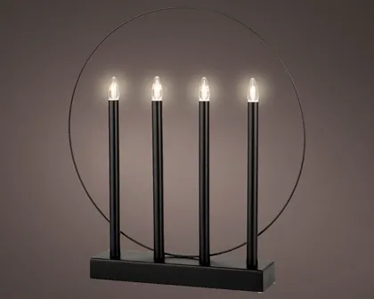 AKNAKAUNISTUS LED TULEGA 7,5X42X45CM, MUST