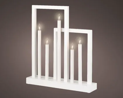 AKNAKAUNISTUS LUMINEO LED TULEGA 7,5X36X40,5CM, VALGE