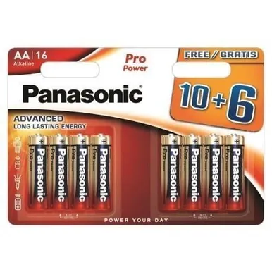 PATAREI PANASONIC PRO POWER AA LR6PPG/16B 10+6TK