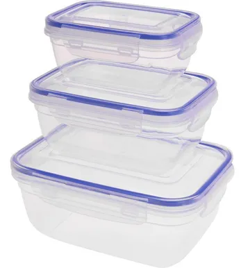 SÄILITUSKARPIDE KOMPLEKT EXCELLENT HOUSEWARE 3-OSALINE