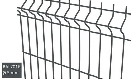 AIA KEEVISPANEEL 3D 50X200/5MM 1,03X2,5M RAL7016
