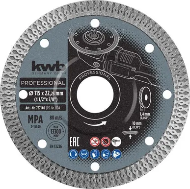 TEEMANTKETAS KWB 115MM, PEENETERALINE