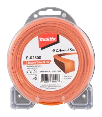 TRIMMIJÕHV MAKITA 2,4MM/15M KANDILINE