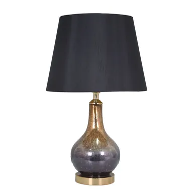 LAUALAMP LUXO H56,5CM MUST/KULD