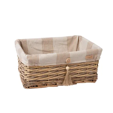 KORV WILLI STRIPE 40X31XH17CM