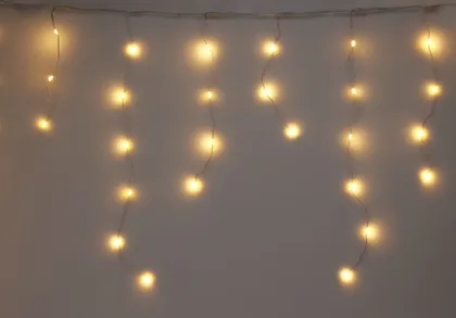 JÕULUTULED JÄÄPURIKAD 85 LED-KARDIN 300X60CM VALGE
