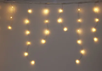 JÕULUTULED JÄÄPURIKAD 172 LED-KARDIN 600X60CM VALGE