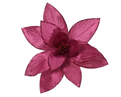 JÕULUTÄHT POLÜESTER VELVET 30X30X15CM PUNANE