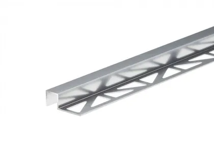 PLAADILIIST CEZAR P-PROFIIL ALUMIINIUM 12X12X2500MM ANOD. LÄIK. HÕBE