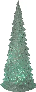 JÕULUKAUNISTUS JÕULUPUU 11X11X27CM LED VÄRVIMUUTEV