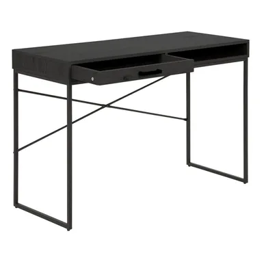 KIRJUTUSLAUD SEAFORD 110X45XH75CM, MUST