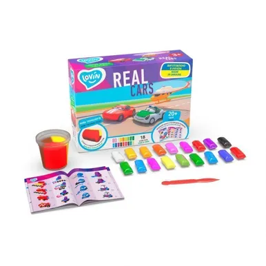 PLASTILIINIKOMPLEKT LOVIN REAL CARS