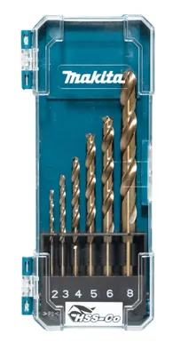 METALLIPUURIDE KOMPLEKT MAKITA D-75758 HSS-CO 6TK