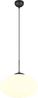 RIPPVALGUSTI TRIO FOMENTO E27 40CM MATT MUST/VALGE